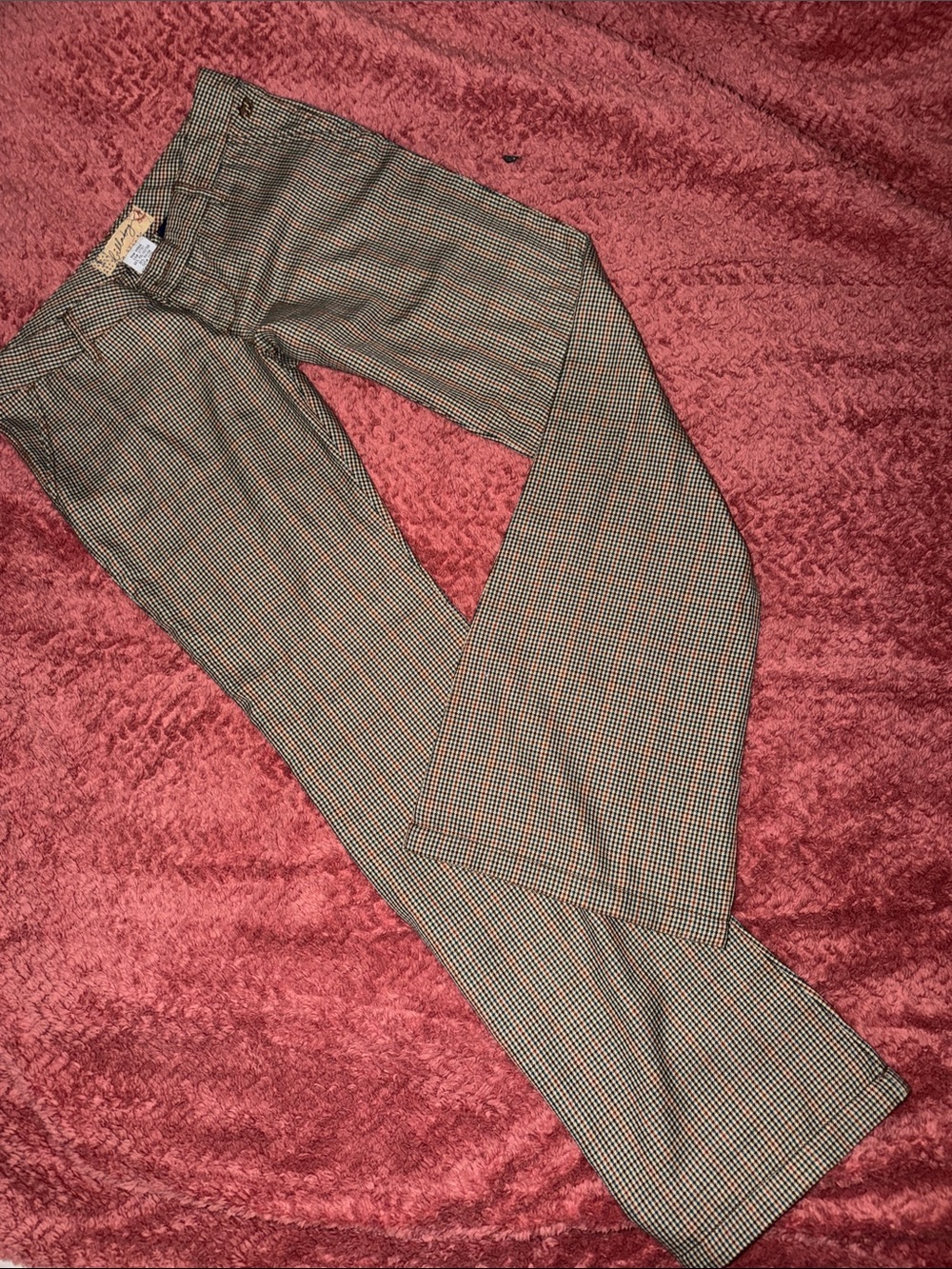 Vintage Classic Women’s Billabong Houndstooth Dress Pants - Brown/Black